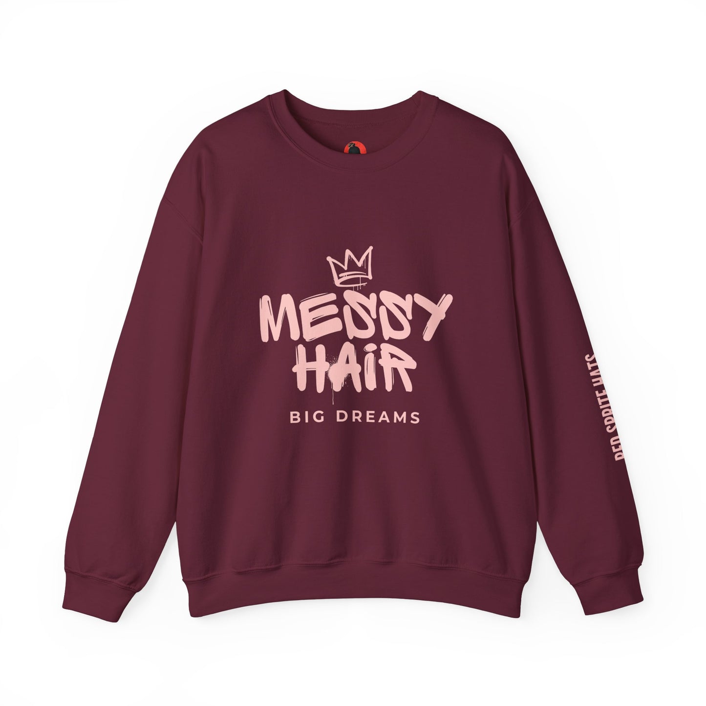 Messy Hair, Big Dreams Crewneck Sweatshirt