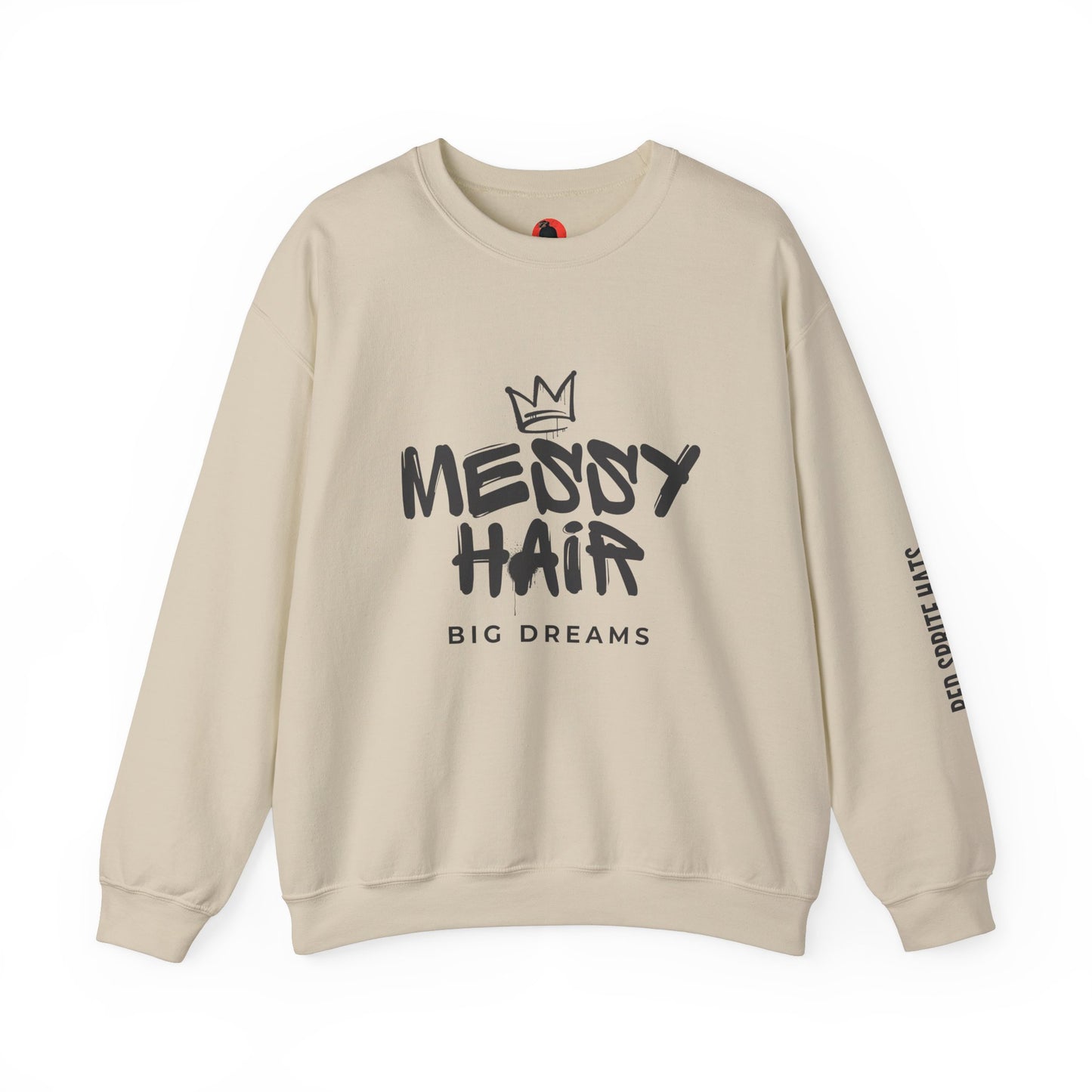 Messy Hair, Big Dreams Crewneck Sweatshirt