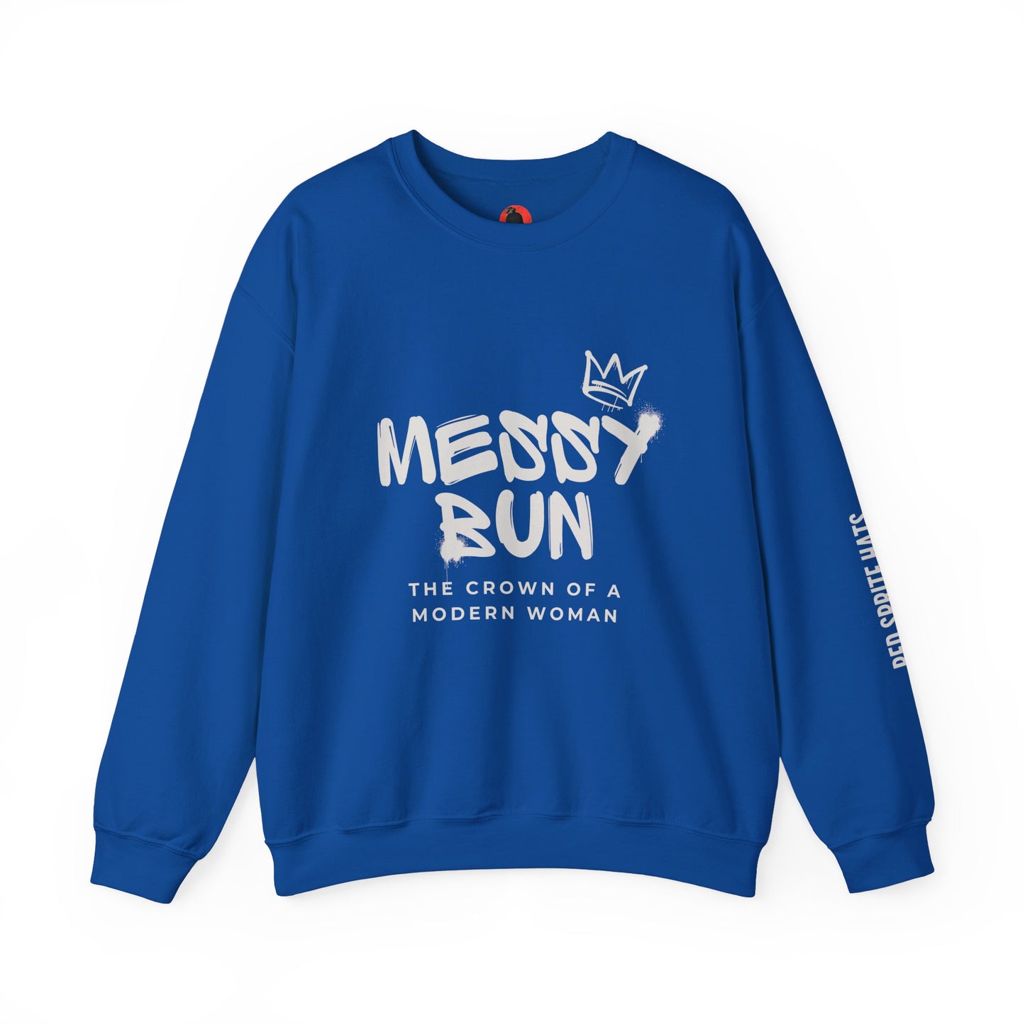 Messy Bun Crown Crewneck Sweatshirt