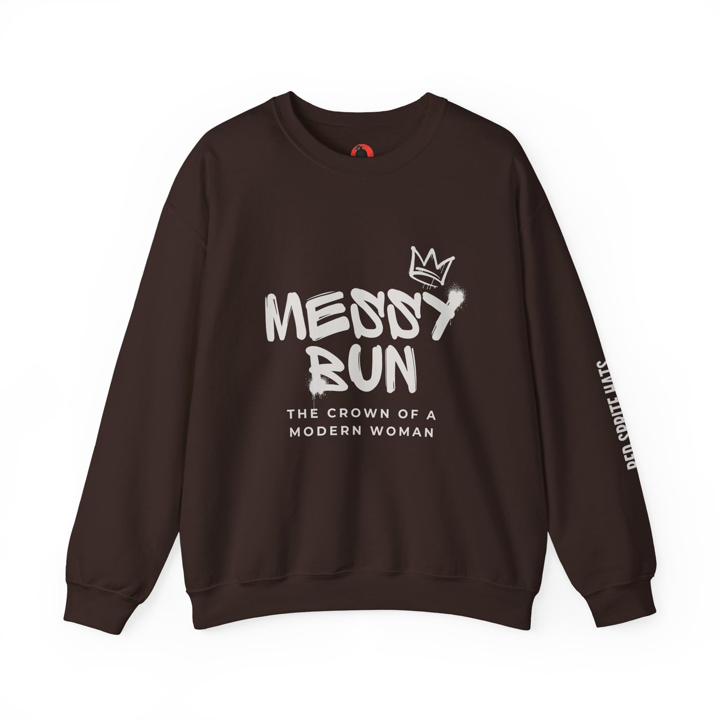 Messy Bun Crown Crewneck Sweatshirt