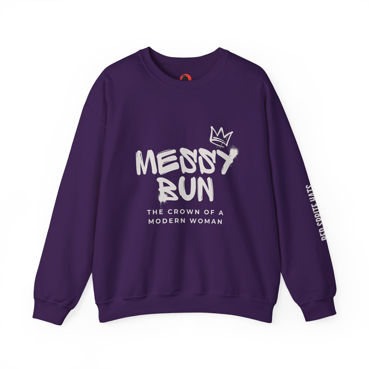 Messy Bun Crown Crewneck Sweatshirt