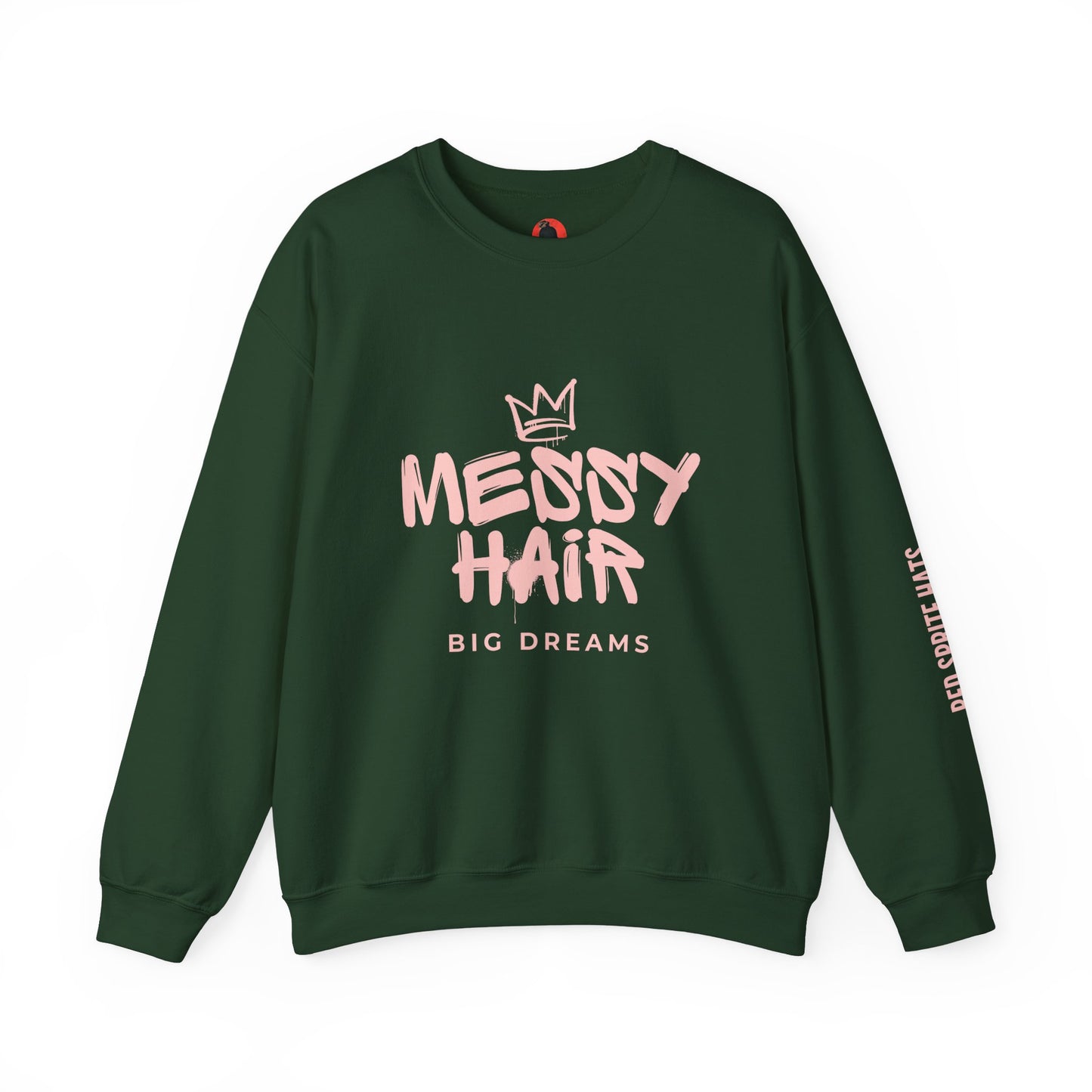 Messy Hair, Big Dreams Crewneck Sweatshirt