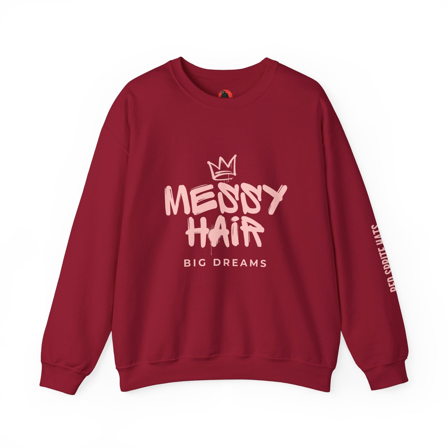 Messy Hair, Big Dreams Crewneck Sweatshirt