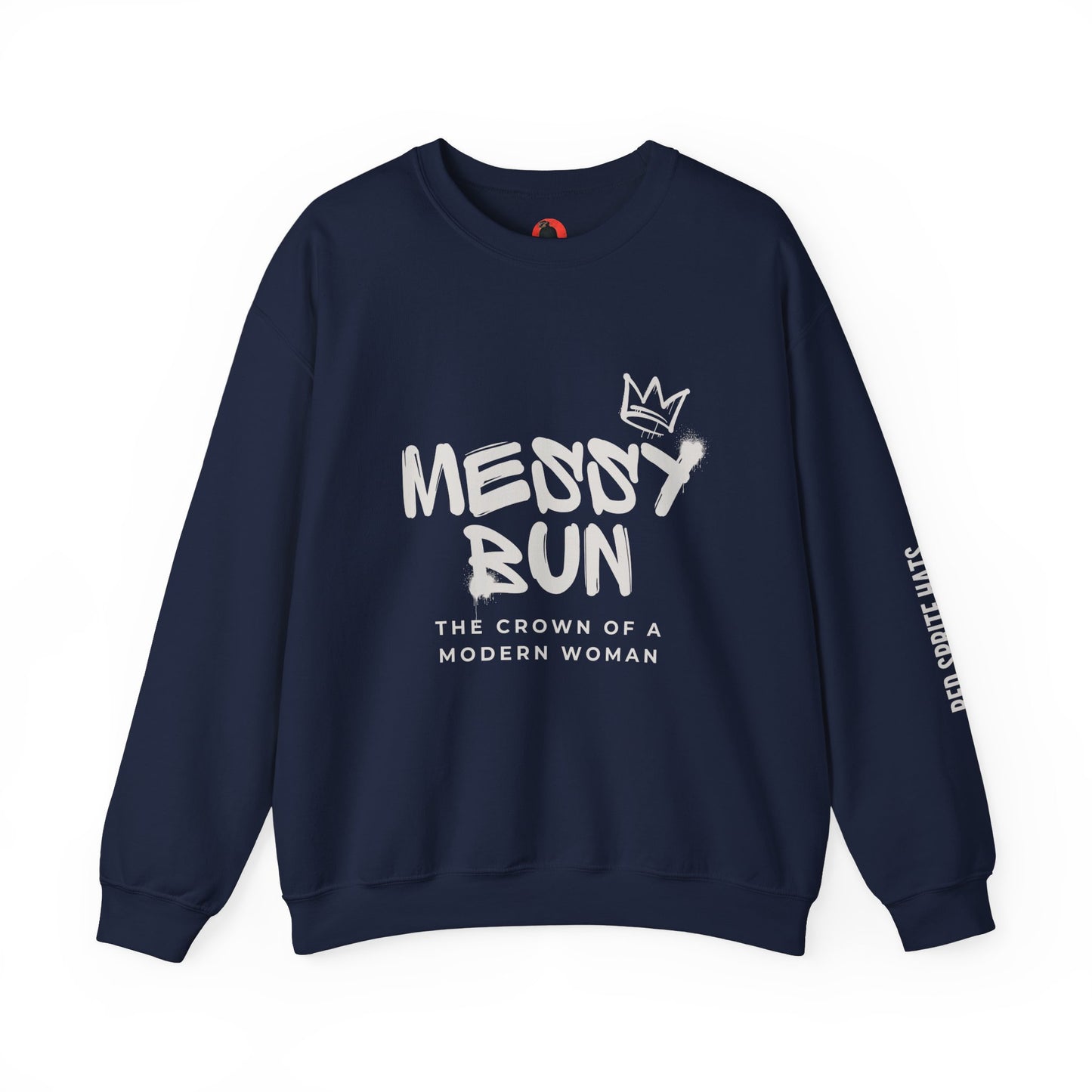 Messy Bun Crown Crewneck Sweatshirt
