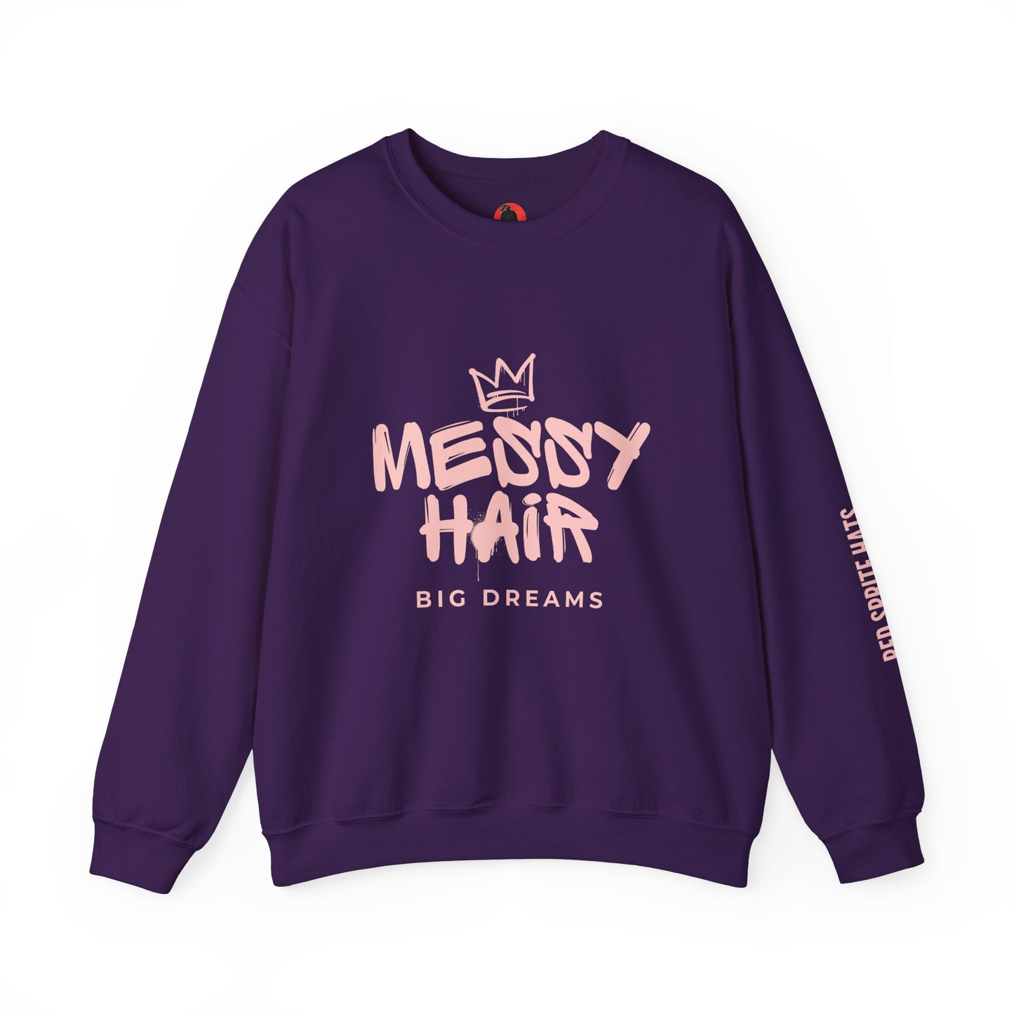 Messy Hair, Big Dreams Crewneck Sweatshirt