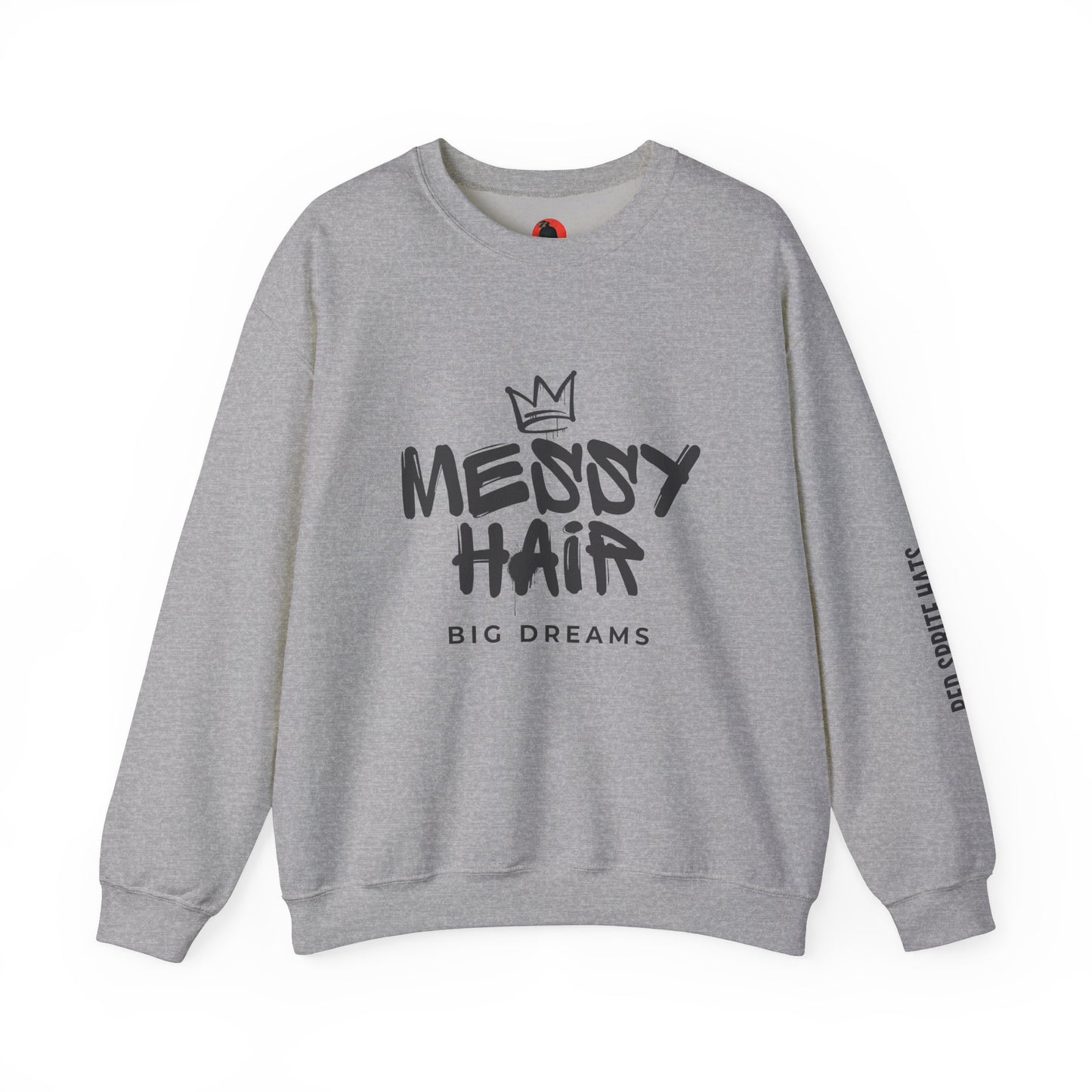 Messy Hair, Big Dreams Crewneck Sweatshirt