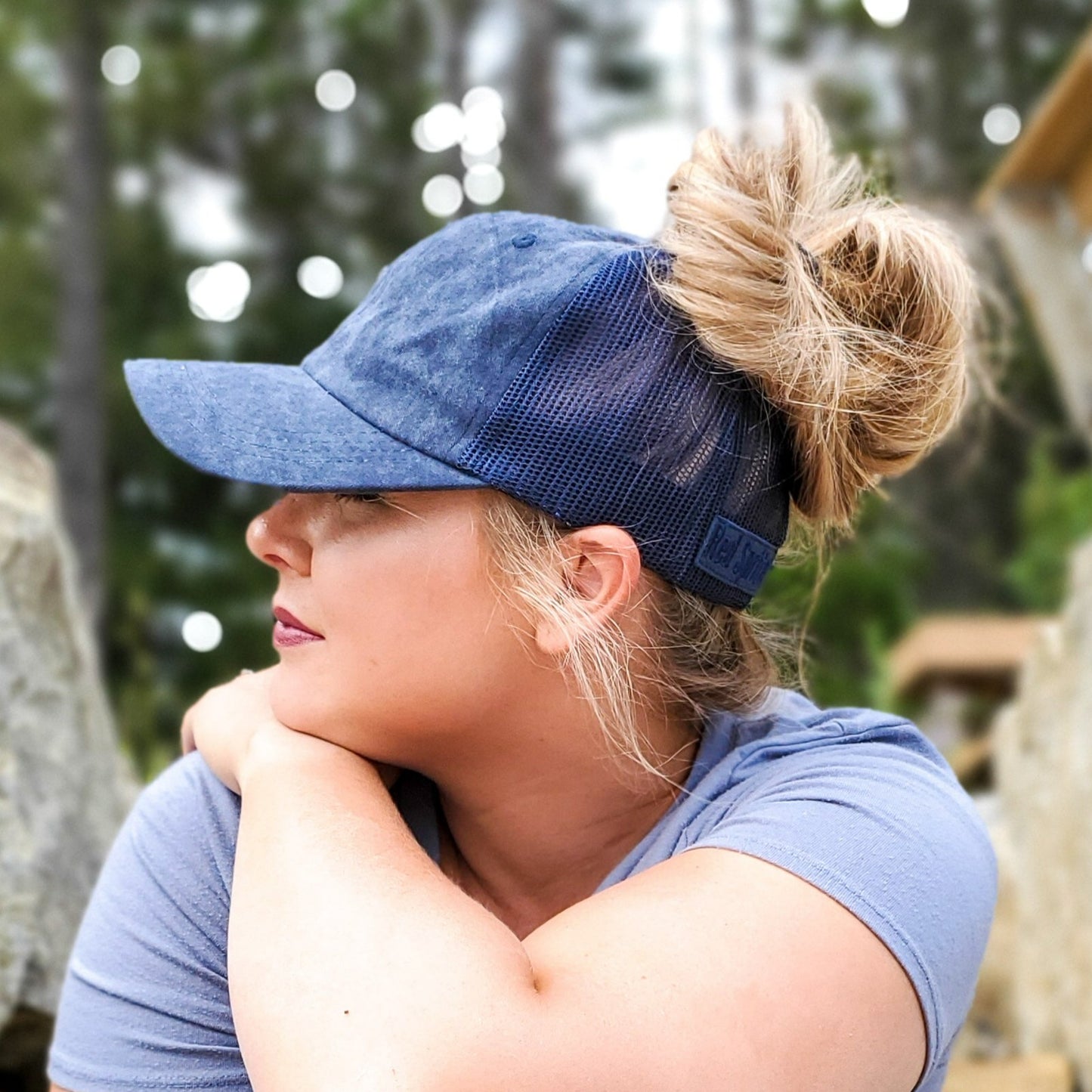 Hidden Messy Bun Baseball Cap 1.0