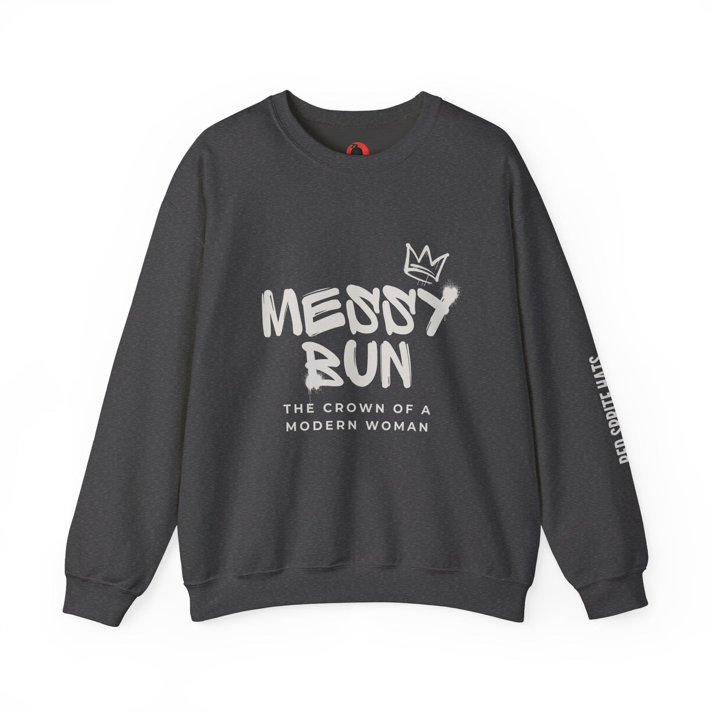 Messy Bun Crown Crewneck Sweatshirt