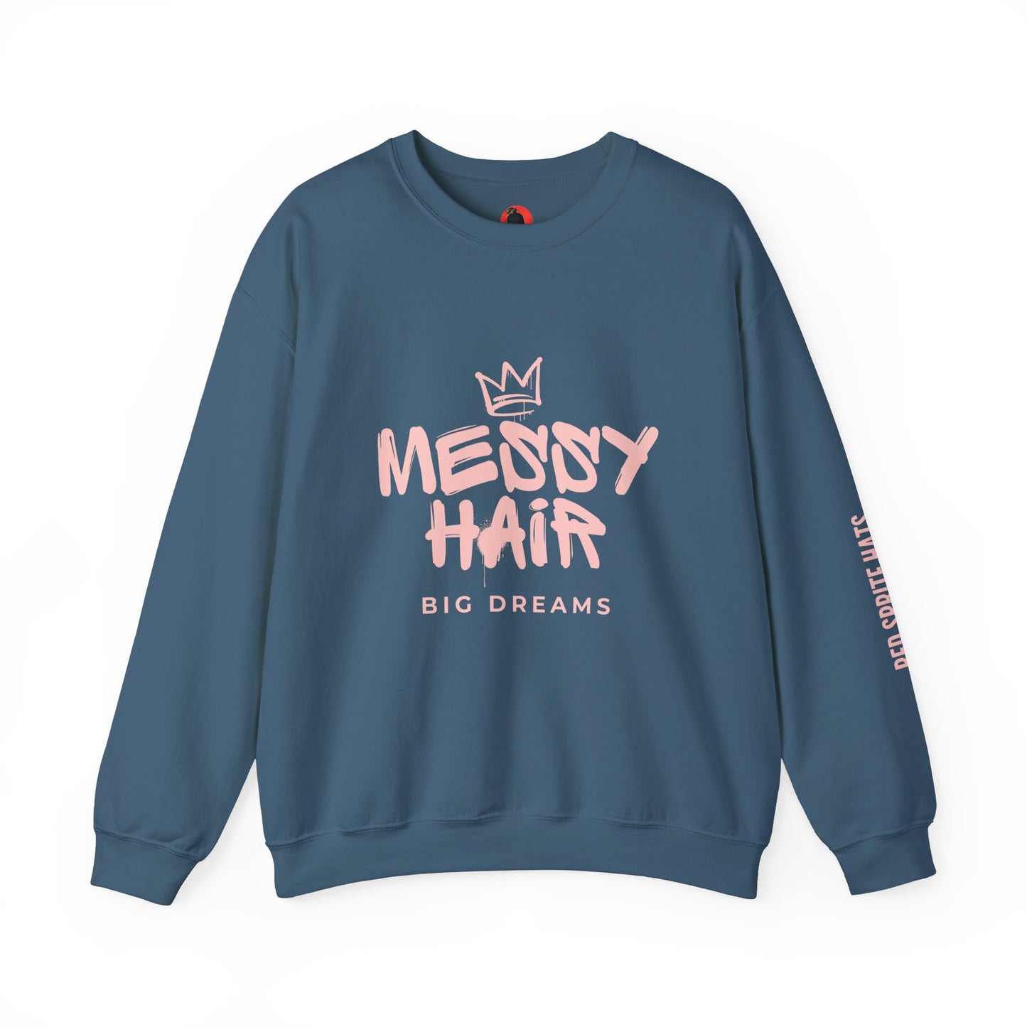 Messy Hair, Big Dreams Crewneck Sweatshirt