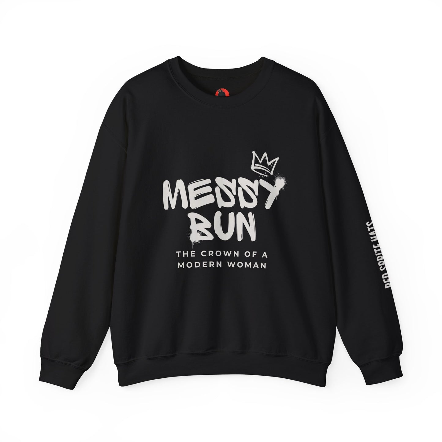 Messy Bun Crown Crewneck Sweatshirt