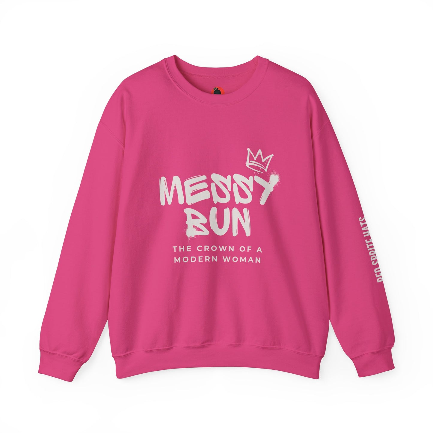 Messy Bun Crown Crewneck Sweatshirt