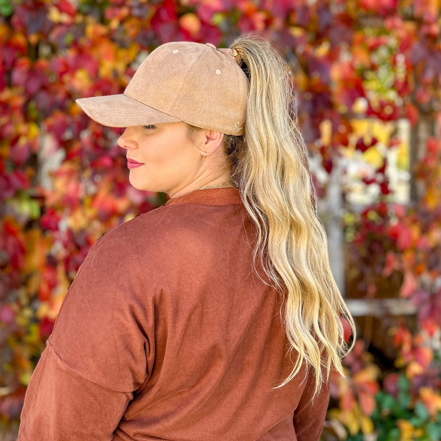 Hidden Messy Bun Baseball Cap