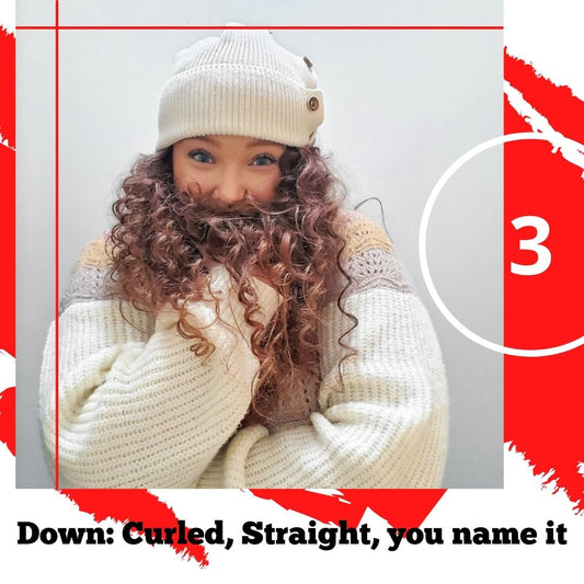 curly hair beanie hairstyle ideas red sprite hats button-up beanie