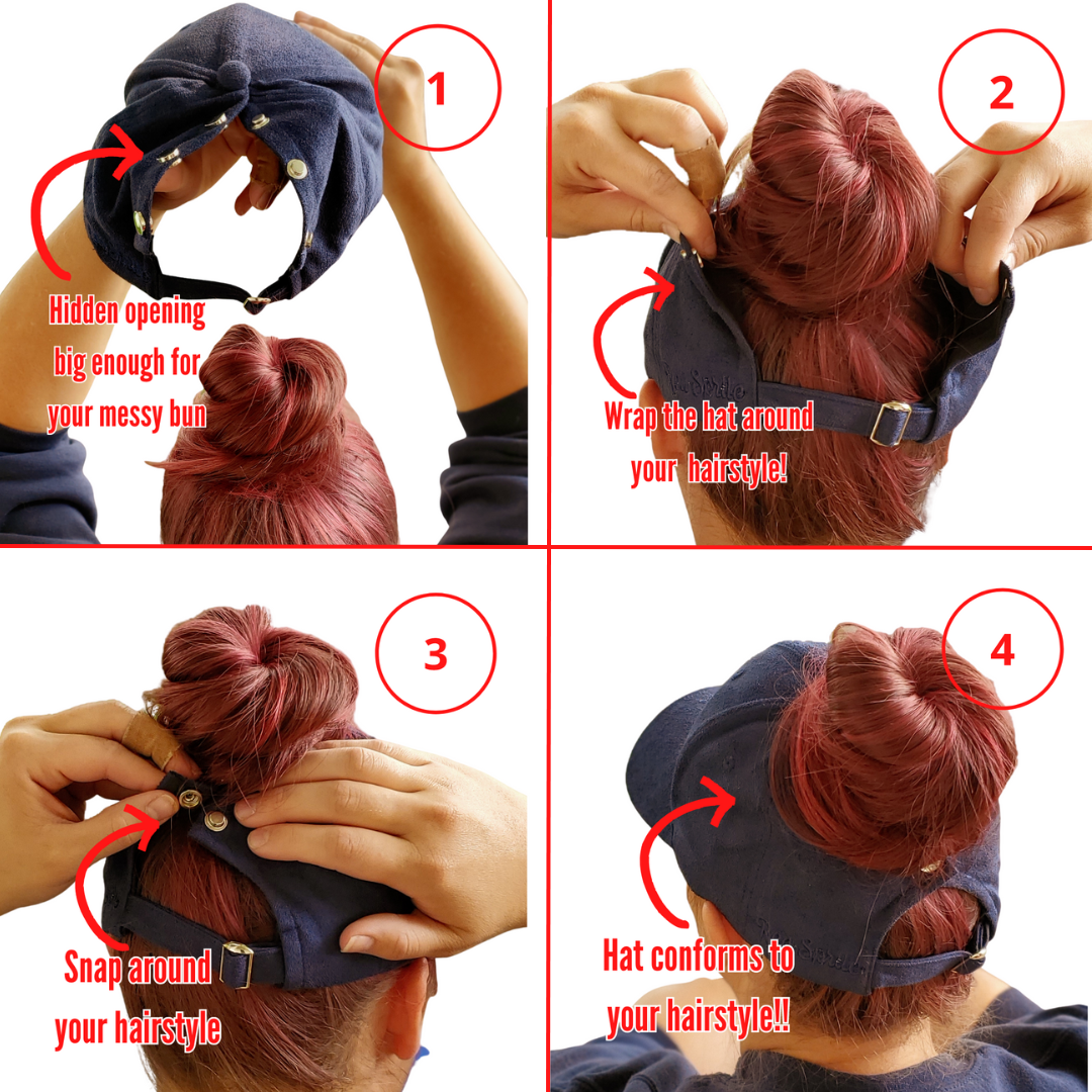 Hidden Messy Bun Baseball Cap 2.0